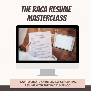 The RACA Resume Masterclass